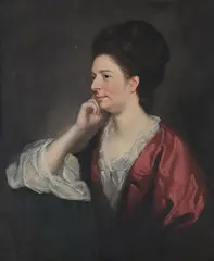 Seton by John Thomas, Oil on canvas, feigned oval, offered Feb 2025