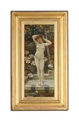 Under the lemon tree by William Stephen Coleman, Oil on canvas, sold Feb 2025