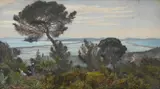 Costebelle near hyéres by George Howard, 9th Earl of Carlisle, Oil on board, sold Feb 2025