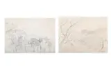 Untitled by George Howard, 9th Earl of Carlisle, Pencil, a pair Each, sold Feb 2025