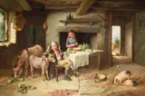 Paddy's favourite by Charles Hunt, Oil on canvas, sold Feb 2025