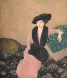 Lady cynthia asquith by Edmund Dulac, Watercolour, sold Feb 2025
