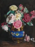Rosas by George Owen Wynne Apperley, Oil on paper, sold Feb 2025