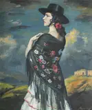 La torera by George Owen Wynne Apperley, Oil on canvas, sold Feb 2025