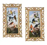 Birds and nests by Michelangelo Meucci, Oil on panel, a pair Both signed, sold Feb 2025