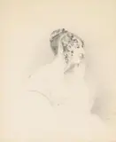 Portrait of a lady in profile by Thomas Lawrence, Pencil and red chalk, offered Feb 2025