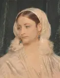 Bianca by Edward Tayler, Watercolour heightened with white, sold Feb 2025