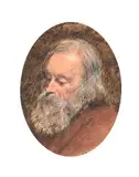 Head of an old man by William Henry Hunt, Watercolour and bodycolour, oval, offered Feb 2025
