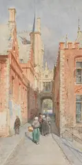Rue de claire a vengle by Walter Tyndale, Watercolour, sold Feb 2025