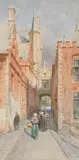 Rue de claire a vengle by Walter Tyndale, Watercolour, sold Feb 2025