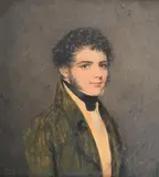 Portrait of a young gentleman by Adam Buck, Watercolour, offered Feb 2025