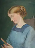 Portrait of rosalind frances, lady howard by George Howard, 9th Earl of Carlisle, Watercolour, sold Feb 2025