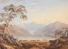 Loch lomand by John Varley, Watercolour, sold Feb 2025