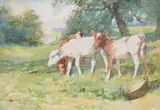 Untitled by Lucy Kemp-Welch, Watercolour, sold Feb 2025