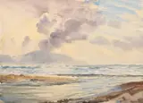 Stormy weather by George Owen Wynne Apperley, Watercolour, sold Feb 2025
