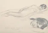 First nude study of enriqueta by George Owen Wynne Apperley, watercolor, sold Feb 2025