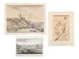 Tangier from the hill west of whitehall by George Owen Wynne Apperley, Watercolour and pencil, offered Feb 2025