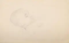 Elizabeth dacre ethel howard by William Blake Richmond, Pencil, sold Feb 2025