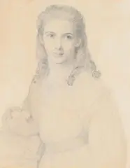 Portrait of a woman, possibily matilda booth by Frederic Shields, Pencil, offered Feb 2025