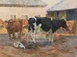 The transient golden hour by Lucy Kemp-Welch, Watercolour, sold Feb 2025