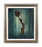 Exuberance by Jennine Parker, Oil on canvas Monogrammed, sold Feb 2025
