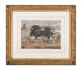 The churchyard, betwys-y-coed by David Cox, Watercolour, pencil and gum arabic, sold Feb 2025