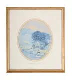 Silver how from the island grasmere by G. V. Pettitt, Watercolour, offered Feb 2025