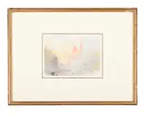 The rhine, after turner by Hercules Brabazon Brabazon, Pastel, sold Feb 2025