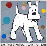 Say Those Words I Long To Hear by David Spiller, Mixed media on canvas, sold Feb 2025