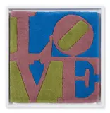 After by Robert Indiana, oil, offered Feb 2025