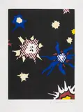 Hüm-Bum! by Roy Lichtenstein, Etching with aquatint printed in colours, sold Feb 2025