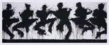 6 Shadow Figures by Richard Hambleton, print, sold Feb 2025