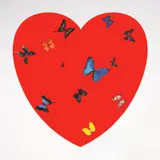 All You Need is Love Love Love by Damien Hirst, Screenprint in colours, sold Feb 2025