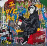 Everyday Life by Thierry Guetta, Screenprint and mixed media on paper, offered Feb 2025