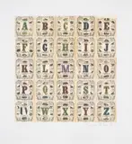 Appropriated Alphabets 11 by Peter Blake, Screenprint in colours, sold Feb 2025