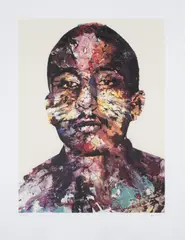 Ahmed by Matt Small, Screenprint in colours, offered Feb 2025