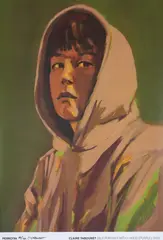 Self Portrait With a Hood by Claire Tabouret, Offset lithograph in colours, sold Feb 2025