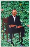 Barack Obama by Kehinde Wiley, Offset lithograph printed in colours, sold Feb 2025