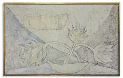 Peras negras by Angel Ponce de Leon, Oil on canvas, sold Jan 2025