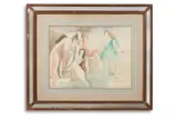 Cinq danseuses by Marie Laurencin, Pen, ink and watercolour, sold Jan 2025