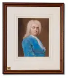 Portrait of john legh by Louis Goupy, Pastel, sold Jan 2025