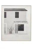 French shop (tokyo 112) by David Hockney, Etching with aquatint printed in black and red, sold Jan 2025