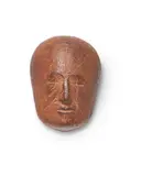 Pebble head by Julian Sainsbury, 1996, Cast iron, sold Jan 2025