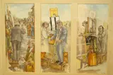 The Sporting Life by Hugh Dodd, watercolor, sold Aug 2025