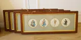 Dickens caricatures to include: Mr Bumble from Oliver Twist by Joseph Clayton Clark, watercolor, sold Aug 2025