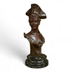 Untitled by Georges Van der Straeten, bronze, sold Aug 2025
