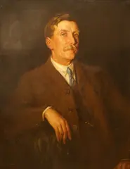 Portrait of George Henry Schofield by John William Schofield, 1914, oil on canvas, sold Aug 2025