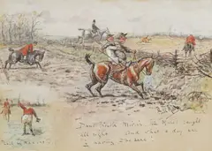 Catch my Maaaze!!! by Finch Mason, watercolour and bodycolour, sold Aug 2025