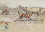Catch my Maaaze!!! by Finch Mason, watercolour and bodycolour, sold Aug 2025
