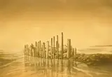 Wave Barrier II by Michael Richecoeur, pencil, offered Aug 2025